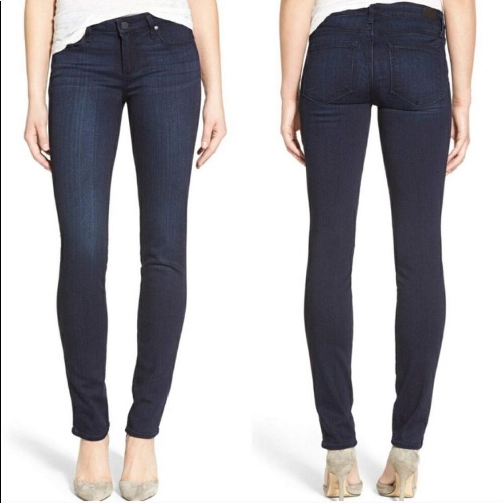 Paige Denim Skyline Skinny Dark Wash